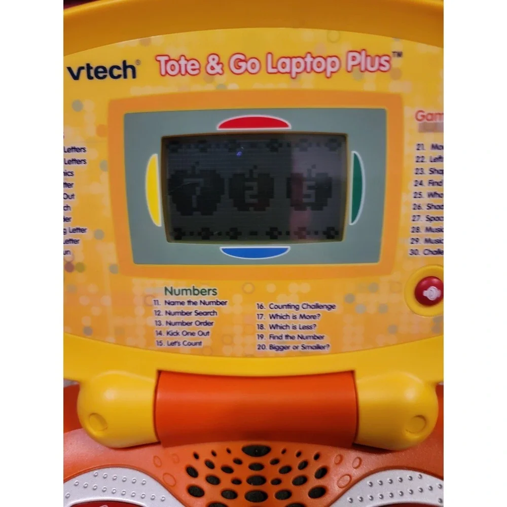 VTECH TOTE & GO LAPTOP PLUS Preschool Learning System Popular Orange/YellowModel